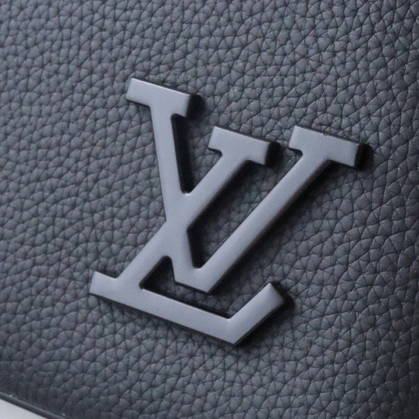 LOUIS VUITTON logo calfskin protective case clutch 30*22*5cm