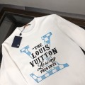 「#1663」Louis Vuitton 2023 new autumn and winter couples style round neck sweatshirt