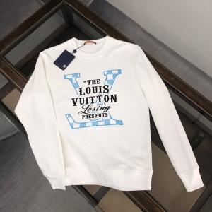 「#1663」Louis Vuitton 2023 new autumn and winter couples style round neck sweatshirt