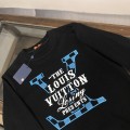 「#1663」Louis Vuitton 2023 new autumn and winter couples style round neck sweatshirt