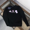 「#1665」Louis Vuitton 2023 new autumn and winter couples style round neck sweatshirt