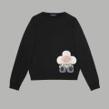 「#1669」Louis Vuitton "LV Hem Figure" Printed Terry Long Sleeve Hoodie