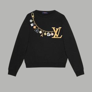 「#1670」Louis Vuitton "LV Surround Accessories" printed terry long sleeves Hoodie