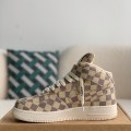 「#1676」LOUIS VUITTON X NIKE AIR FORCE 1 high Sneaker