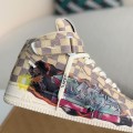 「#1676」LOUIS VUITTON X NIKE AIR FORCE 1 high Sneaker