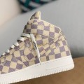 「#1676」LOUIS VUITTON X NIKE AIR FORCE 1 high Sneaker