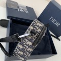 「#1677」DIOR Men's SAFARI Messenger Bag, Top Quality Size: 22 * 15 * 6cm