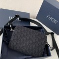 「#1678」DIOR Men's SAFARI Messenger Bag, Top Quality Size: 22 * 15 * 6cm
