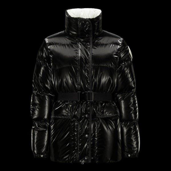 Moncler short jacket down for women-black