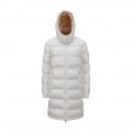 「#1691」Moncler long wide down jacket for women-White