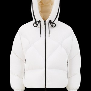 「#1720」Moncler Women's hooded lettered down jacket