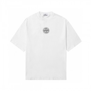 「#1722」Stone Island White T-shirt