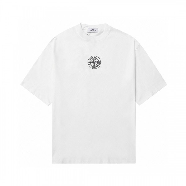 「#1722」Stone Island White T-shirt