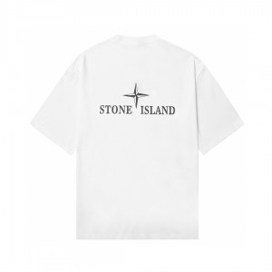 「#1722」Stone Island White T-shirt