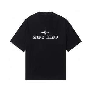 「#1724」Stone Island Black T-shirt