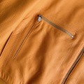 「#1730」Hermès Collector's style jacket in pebbled lambskin