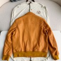 「#1730」Hermès Collector's style jacket in pebbled lambskin