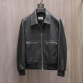 「#1731」Hermès Collector's style jacket in pebbled lambskin