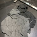 「#1754」Hermès hooded stand-collar knitted jacket