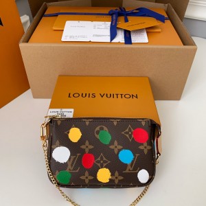 「#360」Louis Vuitton × YK MINI POCHETTE ACCESSOIRES mini Mahjong bag M81866 size：15.5*10.5*4cm