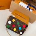 「#360」Louis Vuitton × YK MINI POCHETTE ACCESSOIRES mini Mahjong bag M81866 size：15.5*10.5*4cm