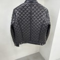 「#1769」Tom Ford 23 catwalk style slim stand collar leather jacket
