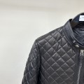 「#1769」Tom Ford 23 catwalk style slim stand collar leather jacket