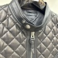 「#1769」Tom Ford 23 catwalk style slim stand collar leather jacket