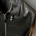 「#1774」Tom Ford Sheepskin lapel leather jacket