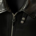 「#1774」Tom Ford Sheepskin lapel leather jacket