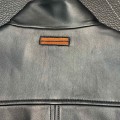 「#1778」Zegna Stand collar leather jacket