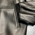 「#1778」Zegna Stand collar leather jacket