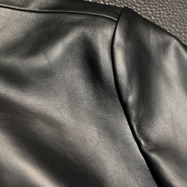 Zegna hooded leather jacket