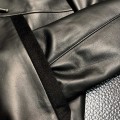 「#1779」Zegna hooded leather jacket