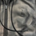 「#1779」Zegna hooded leather jacket