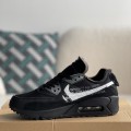 「#1787」Off-White x Nike Air Max 90 Black THE TEN Sneakers