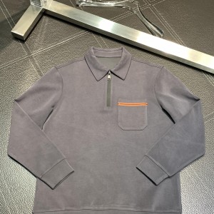 「#1789」Zegna lapel casual sweatshirt