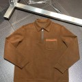 「#1790」Zegna lapel casual sweatshirt