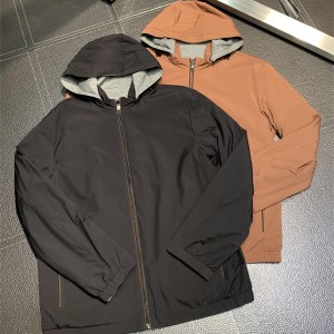 「#1795」Zegna Hooded reversible jacket