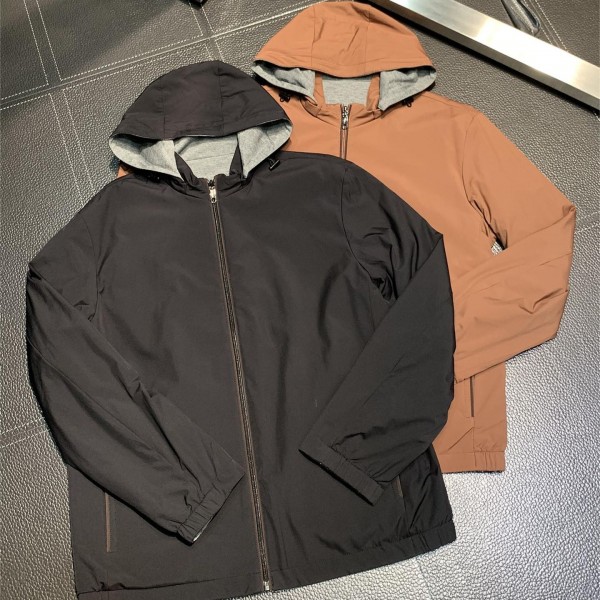 「#1795」Zegna Hooded reversible jacket