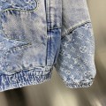 「#1804」Louis Vuitton casual hoodie denim jacket