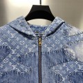 「#1804」Louis Vuitton casual hoodie denim jacket