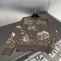 「#1805」Louis Vuitton Full body LVSE MONOGRAM crew neck shirt