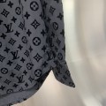 「#1806」Louis Vuitton Flocked jacquard all over printed long sleeve shirt