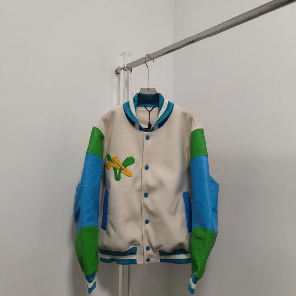 「#1810」Louis Vuitton Early spring show baseball jacket