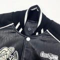 「#1811」Louis Vuitton Baseball blouson jacket with sheepskin body and wool sleeves