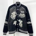 「#1811」Louis Vuitton Baseball blouson jacket with sheepskin body and wool sleeves