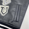 「#1811」Louis Vuitton Baseball blouson jacket with sheepskin body and wool sleeves