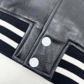 「#1811」Louis Vuitton Baseball blouson jacket with sheepskin body and wool sleeves