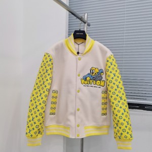 「#1812」Louis Vuitton MONOGRAM PLAYGROUND Baseball Tunic Jacket